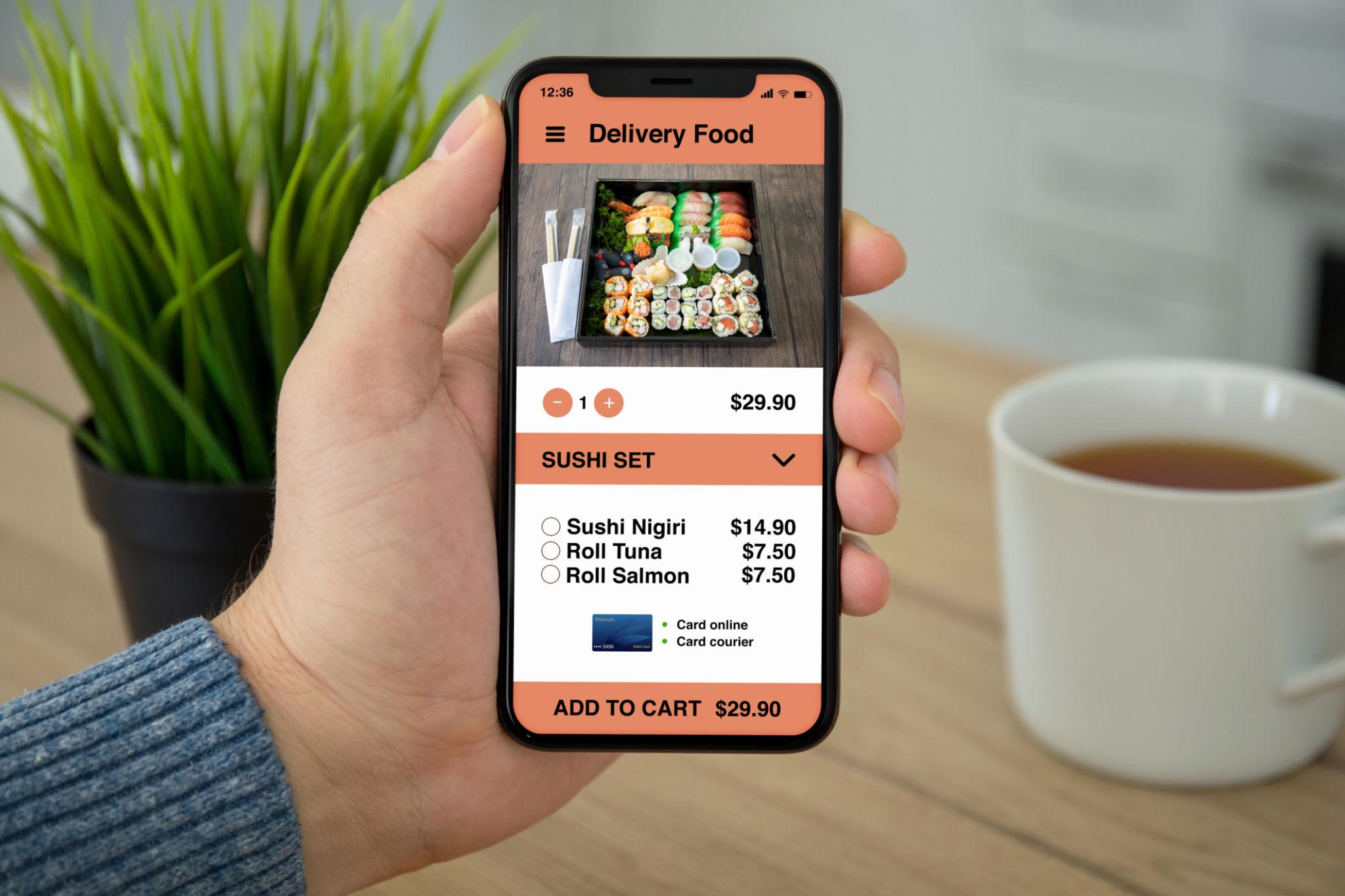 Mobile sushi ordering